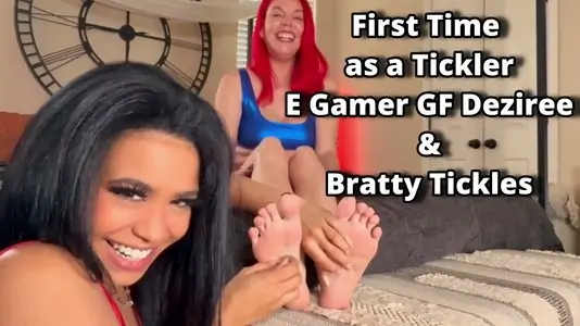 First Time As A Tickler - E Gamer Girlfriend Deziree & Bratty Tickles Extremely Long Fingernails Do Barefoot Tickling 1080
