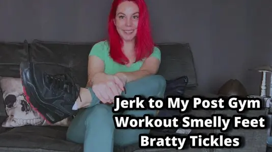 Jerk to My Post Gym Workout Smelly Feet - Bratty Tickles Sweaty Foot JOI Humiliation MP4