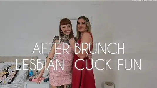 AFTER BRUNCH LESBIAN CUCK FUN WITH RIMMING!