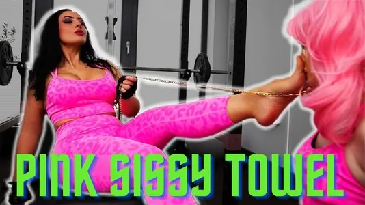 Sweat Worship in Matching Pink Sissy Outfit, Humiliation at the Gym with Matriarch Ezada Sinn and Poodle