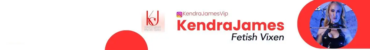Kendra James femdom cosplay milf banner