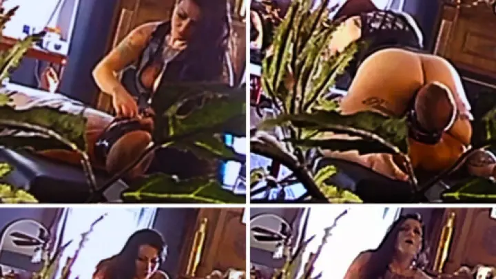 Peeping Tom: Your Hot Masseuse Uses Client as a SexToy