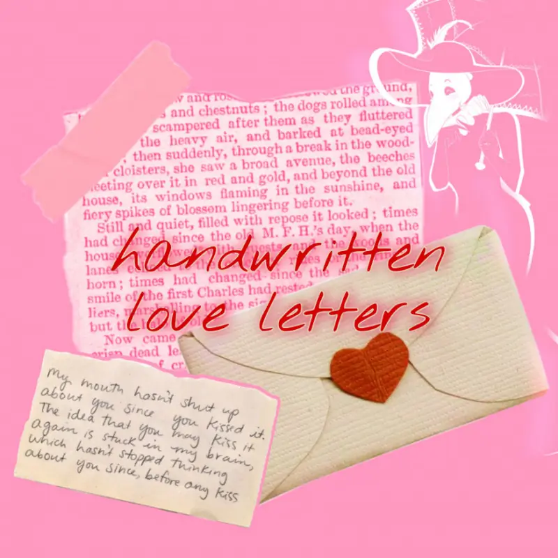Handwritten love letter