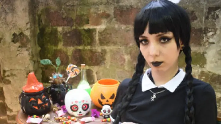 Wednesday Addams Masturbation in HD