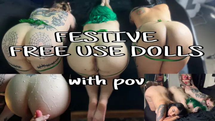 Festive free use dolls strap video