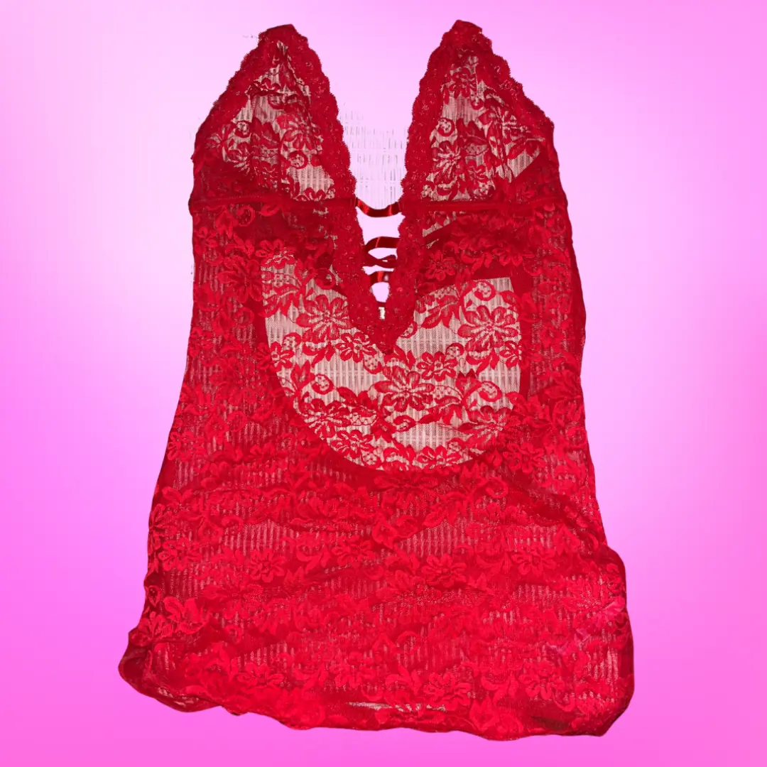 Early Era Red Lace Lingerie