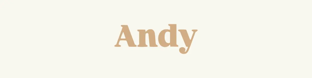 Andy header