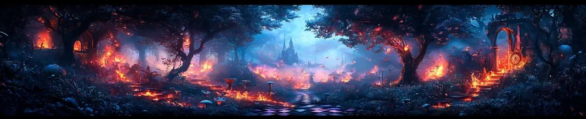 Burning Wonderland Premium cover