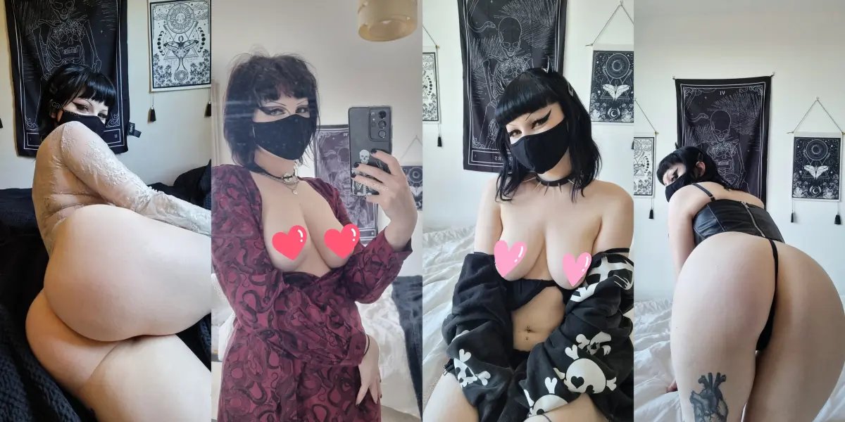 𝕮𝖆𝖑𝖑𝖎𝖊 💀 GoTHICC girl next door 🖤🤍 cover