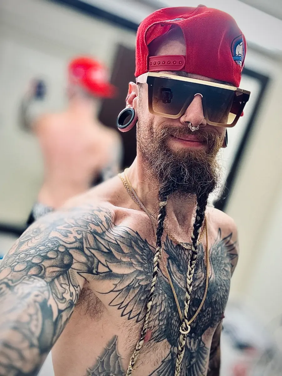 The Viking beard header