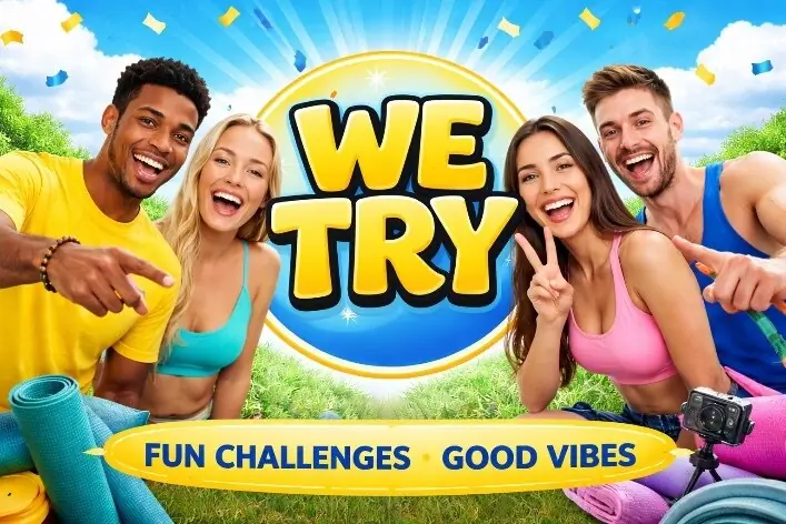 The We Try Show header