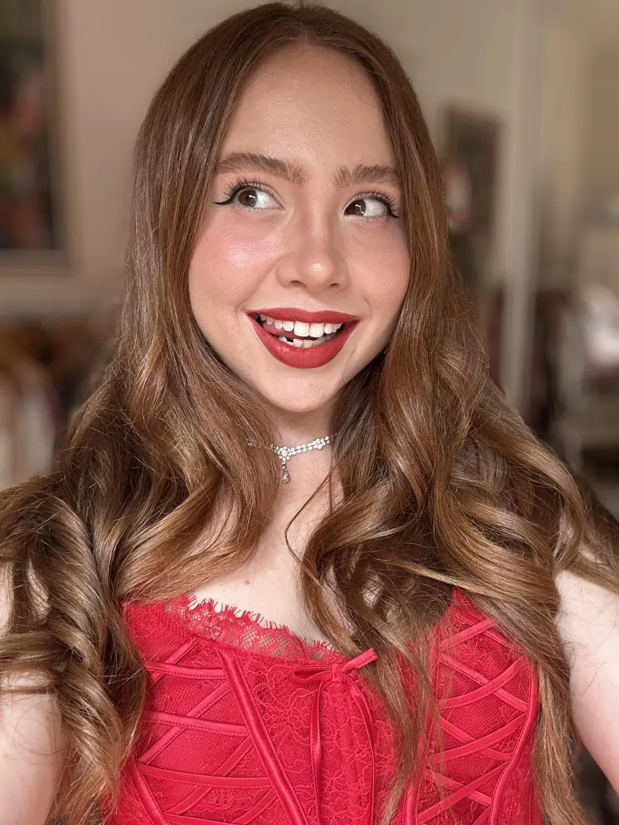 Red on red