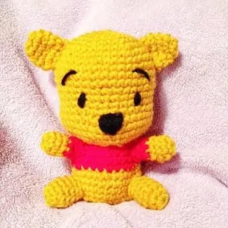 Crochet Winnie the Pooh Amigurumi Plush