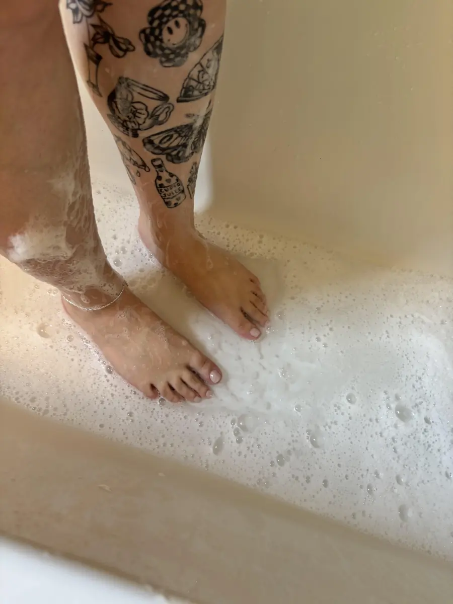 Who will wash my feet next time 😍🥰