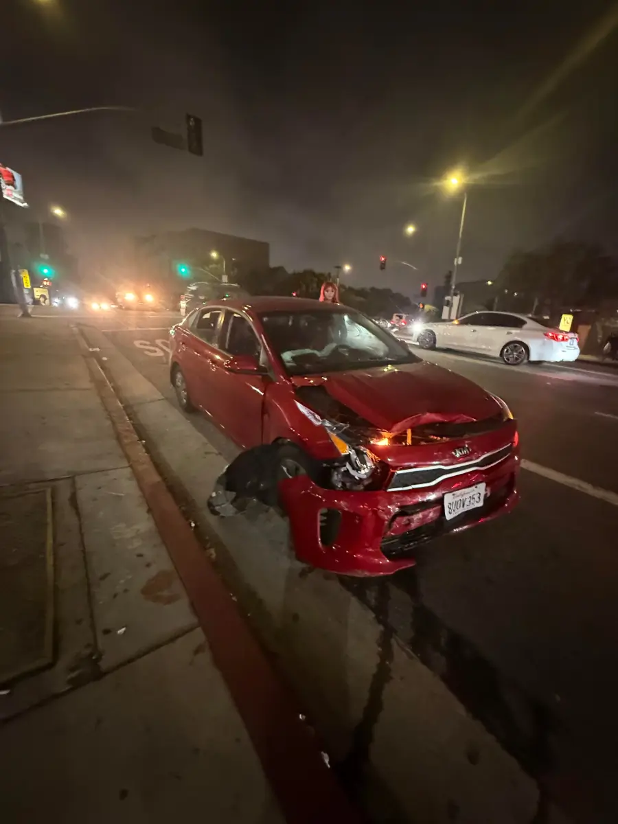 My beautiful car is destroyed and im injured